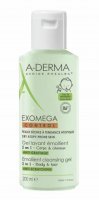 A-Derma Exomega Control, żel emolient do mycia ciała i włosów 2w1, od 1 dnia życia, 200 ml
