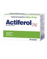 Actiferol Fe- żelazo, 15 mg, 30 saszetek