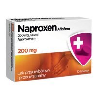Aflofarm, Naproxen 200mg, 10 tabletek