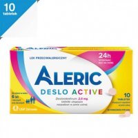 Aleric Deslo Active 2,5mg, 10 tabletek rozpadających się w jamie ustnej