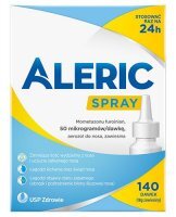 Aleric Spray 50 µg/ dawkę, aerozol do nosa, zawiesina, 140 dawek