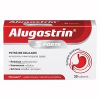 Alugastrin 3 Forte - leczenie nawracającej zgagi, 30 tabletek