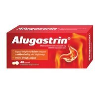 Alugastrin 340 mg, smak miętowy, do rozgryzania i żucia, 40 tabletek