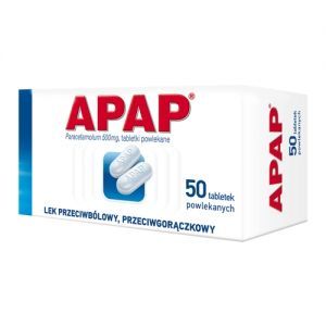 Apap, 50 tabletek