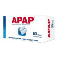 Apap, 50 tabletek
