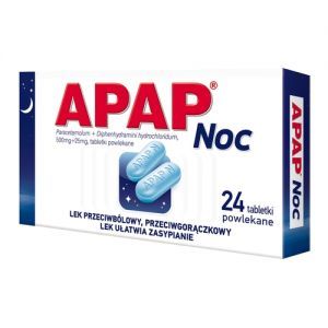 Apap Noc, 24 tabletki