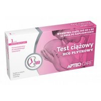 Apteo Care, Test ciążowy HCG płytkowy, 1 test