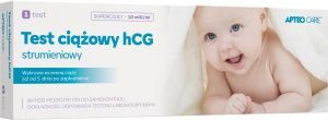 Apteo Care, Test ciążowy HCG strumieniowy, 1 sztuka
