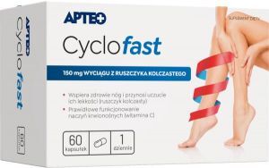 Apteo, Cyclofast - na poprawę krążenia żylnego, 60 kapsułek