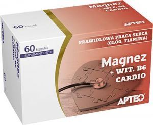 Apteo, Magnez  Cardio, 60 kapsułek