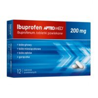 Apteo Med, Ibuprofen 200 mg, 12 tabletek
