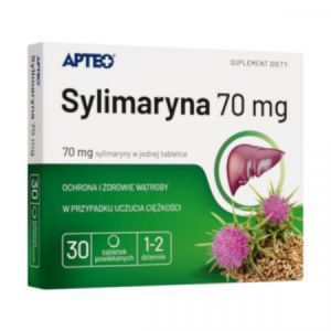 Apteo Sylimaryna 70mg - na zdrową wątrobę, 30 tabletek