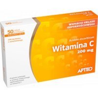 Apteo, Witamina C 200mg, 50 tabletek