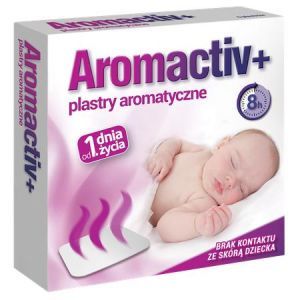 Aromactiv+, plastry aromatyczne, od urodzenia, 5 sztuk