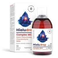 Aura Herbals, Hialudrop Complex MCH, kwas hialuronowy, chondroityna, płyn, 500ml