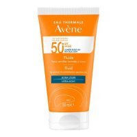 Avene Sun, fluid ochronny do twarzy, ultralekki, skóra wrażliwa, normalna i mieszana, SPF 50+, 50 ml
