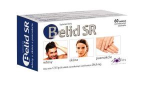 Belid SR, piękne włosy, skóra i paznokcie, 60 tabletek