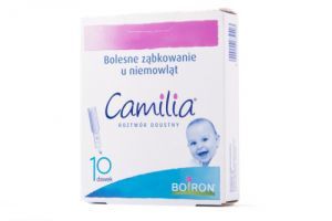 Boiron, Camilia roztwór doustny na bolesne ząbkowanie, 10 ampułek po 1 ml