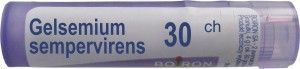 Boiron, Gelsemium sempervirens 30 CH, granulki 4g