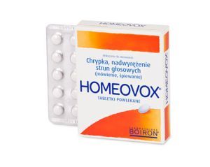 Boiron, Homeovox na chrypkę i struny głosowe, 60 tabletek