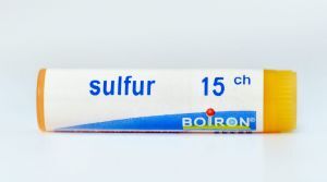 Boiron, Sulfur 15CH, doza - pojemnik jednodawkowy, 1g