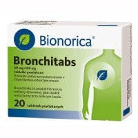 Bronchitabs 60mg+160mg, na kaszel mokry, 20 tabletek