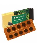 Carbo VP węgiel aktywowany, 20 tabletek