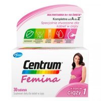 Centrum Femina 1, w trakcie ciąży, 30 tabletek