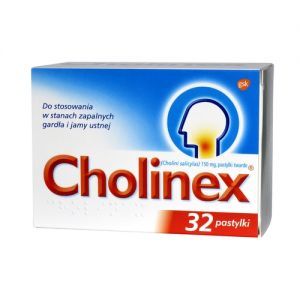 Cholinex 32 pastylki do ssania