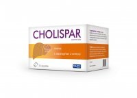 Cholispar, L-Ornityna 800 mg, pomaga w prawidłowym funkcjonowaniu wątroby, 30 saszetek