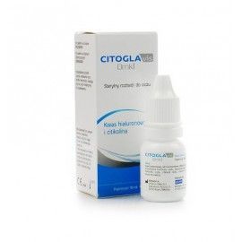 Citogla Vis Omk1, sterylny roztwór do oczu, kwas hialuronowy i citikolina, 10 ml