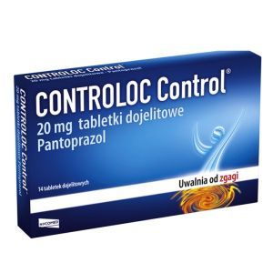 Controloc Control 20 mg, 14 tabletek dojelitowych