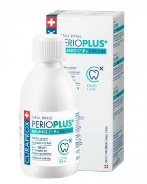 Curaprox, Perio Plus+ Balance, płyn do płukania jamy ustnej, 200ml