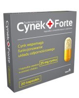 Cynek + Forte, 25 mg, 20 kapsułek o zmodyfikowanym uwalnianiu
