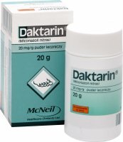 Daktarin 20 mg/ g, puder leczniczy do rozpylania na skórę, 20 g