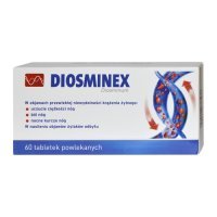 Diosminex Max 1000mg, ulga dla obolałych nóg, 60 tabletek