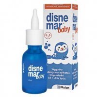 Disnemar Baby, spray izotoniczny do nosa od 0 do 4 lat, 250 dawek, 25 ml