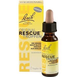 Dr Bach Rescue Remedy, krople bez alkoholu, 10ml