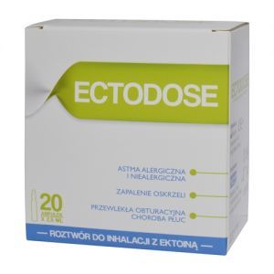 Ectodose, roztwór do inhalacji, 20 ampułek po 2,5ml