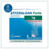 Efferalgan Forte 1g, 8 tabletek musujących