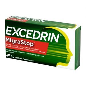 Excedrin Migra Stop, 20 tabletek