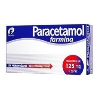 Farmina, Paracetamol 125 mg, 10 czopków