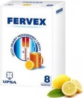 Fervex smak cytrynowy, 8 saszetek
