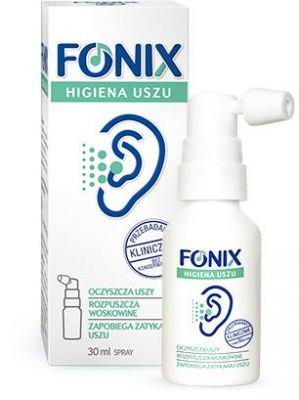 Fonix, Higiena uszu, spray, 30 ml