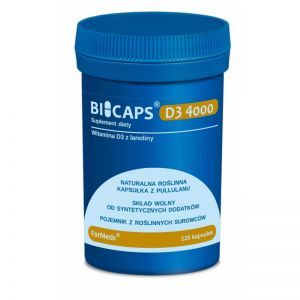 ForMeds Bicaps D3 4000 j.m., witamina D3 z lanoliny, 120 kapsułek