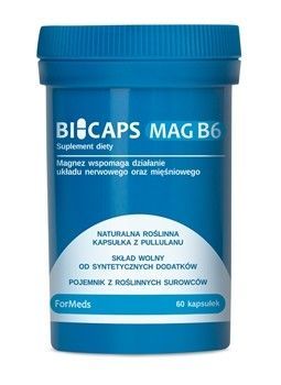 ForMeds, Bicaps Magnez + VITamina B6, 60 kapsułek