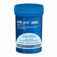 ForMeds Bicaps Zinc 25mg + Miedź 2,5mg - na odporność i urodę, 60 kapsułek