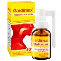 Gardimax Medica Lemon Spray (2 mg + 0,5 mg)/ ml, aerozol do stosowania w jamie ustnej, roztwór, 30ml