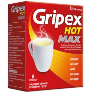 Gripex Hot Max, 8 saszetek