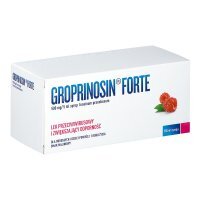Groprinosin Forte 500 mg/ 5 ml, syrop dla dzieci powyżej 1 roku i dorosłych, smak malinowy, 150 ml